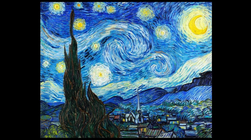 van gogh noapte instelata alamy